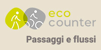 eco-counter passaggi e flussi